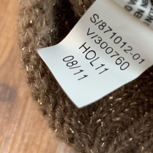 GAP Taupe Sparkly Sweater - Picture 7 of 8